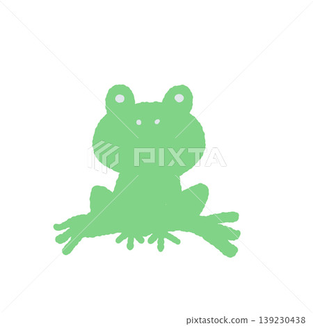 A frog-themed illustration reminiscent of a children's book. A frog-themed illustration reminiscent of a children's book. 139230438