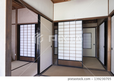 昭和時代的日本房屋:日式房間平面圖 昭和時代的日本房屋:日式房間平面圖 139230705