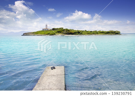 Alcanada Alcudia Mallorca with Aucanada island Alcanada Alcudia Mallorca with Aucanada island 139230791