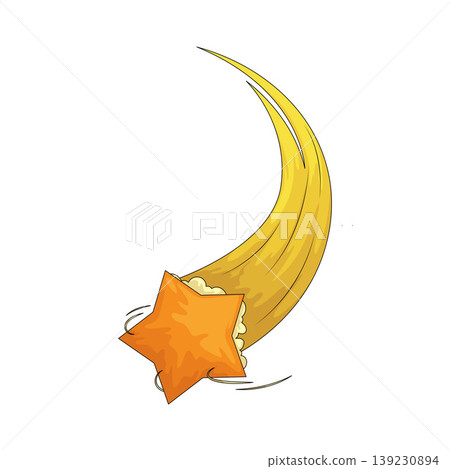 Illustration of shooting star Illustration of shooting star 139230894