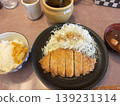 Pork cutlet with miso sauce 139231314
