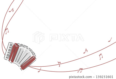 Simple accordion frame 139231601