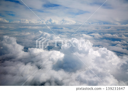 Clouds sea aircraft view aerial dramatic 139231647
