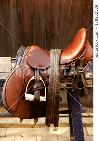 Horse riders complements, rigs, mounts, leather over wood Horse riders complements, rigs, mounts, leather over wood 139232324