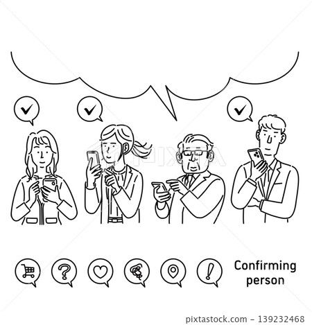 People who connect via cell phone People who connect via cell phone 139232468