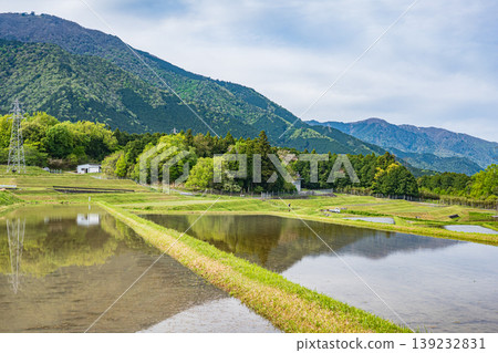 Terraced rice fields of Hachiyado, Otsu City, Shiga Prefecture Terraced rice fields of Hachiyado, Otsu City, Shiga Prefecture 139232831