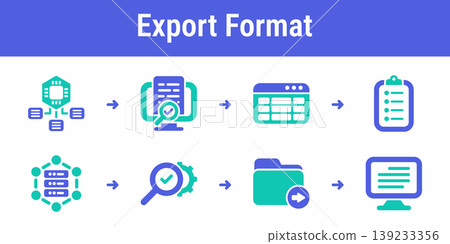Structured Export Formatting Workflow Set Structured Export Formatting Workflow Set 139233356
