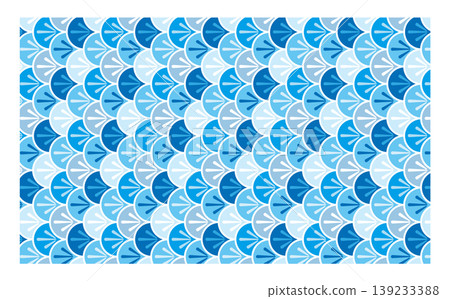 Cool aqua-colored scale pattern 139233388