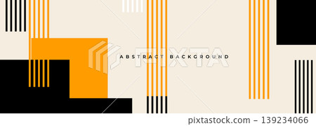 Minimalist yellow black geometric abstract background featuring offset rectangles, vertical stripes, cream panels and thin black lines, highcontrast modern composition for editorial poster Minimalist yellow black geometric abstract background featuring offset rectangles, vertical stripes, cream panels and thin black lines, highcontrast modern composition for editorial poster 139234066