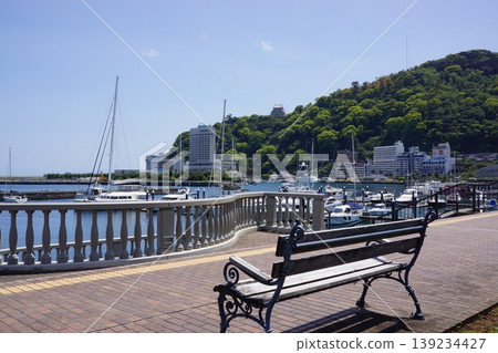 靜岡縣熱海市海濱公園的景色 139234427