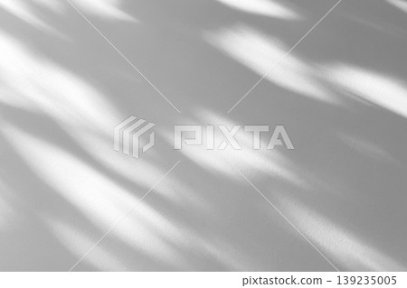 Abstract natural tree branch leaves shadow on white wall background Abstract natural tree branch leaves shadow on white wall background 139235005