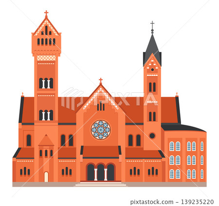 Church of Saints Simon and Helena Illustration Church of Saints Simon and Helena Illustration 139235220