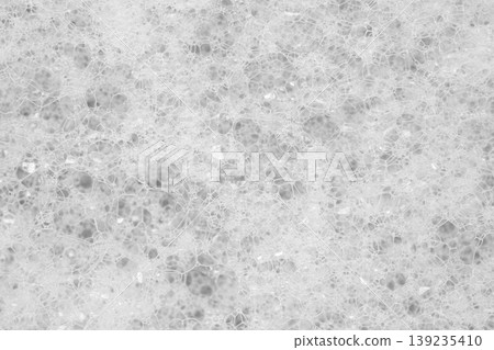 Abstract white soap foam bubbles texture background Abstract white soap foam bubbles texture background 139235410