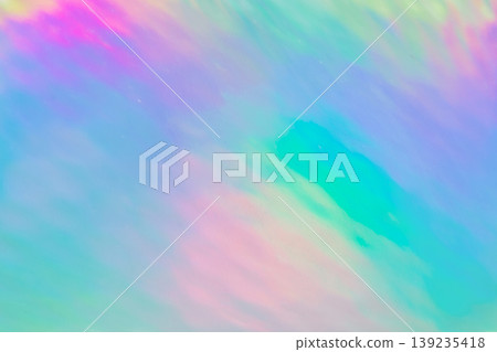Holographic rainbow foil iridescent texture abstract hologram background 139235418