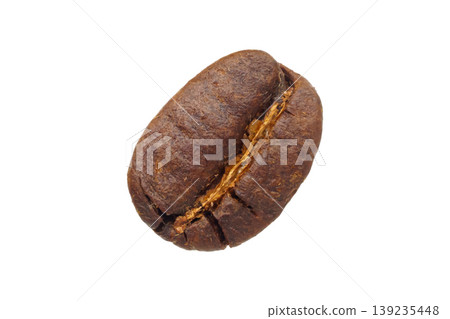 coffee bean isolated on white background coffee bean isolated on white background 139235448
