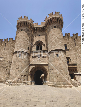 Grand entrance to the Palace of the Grand Master of the Knights in Rhodes Grand entrance to the Palace of the Grand Master of the Knights in Rhodes 139235702