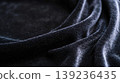 Dark blue velvet fabric texture background luxurious soft plush textile material folded gracefully elegant rich wavy surface fashion design concept presentation backdrop 139236435