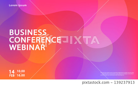 Abstract vibrant fluid gradient background for business conference webinar and creative technology seminar presentation banner with professional modern layout Abstract vibrant fluid gradient background for business conference webinar and creative technology seminar presentation banner with professional modern layout 139237913