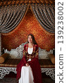 Young girl in luxury traditional Turkish sultan costume in Turkey 139238002