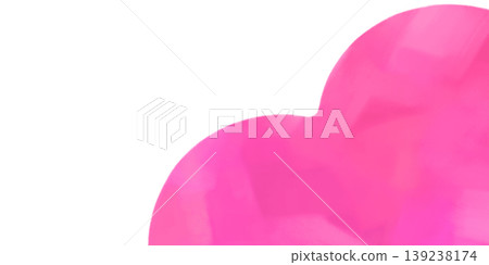 用水彩繪製的心形背景框。 用水彩繪製的心形背景框。 139238174