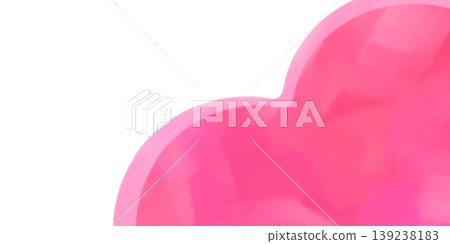 用水彩繪製的心形背景框。 用水彩繪製的心形背景框。 139238183