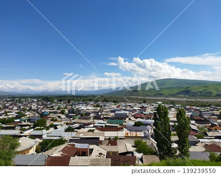 Town in a highland area 139239550