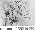 A Sparrow in Windy Bamboo Leaves, The Expressive and Artistic Depiction of Nature 139240459