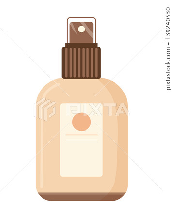 Minimalist cosmetic spray bottle illustration, skincare packaging design, modern beauty product, flat vector isolated on white background Minimalist cosmetic spray bottle illustration, skincare packaging design, modern beauty product, flat vector isolated on white background 139240530