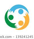 Friendship Handshake Teamwork Icon Design 139241245