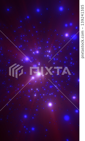 Abstract purple star burst with glowing particles and radiant light points expanding through a cosmic background Abstract purple star burst with glowing particles and radiant light points expanding through a cosmic background 139241385
