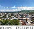 City and plateau from a hilltop 139241613