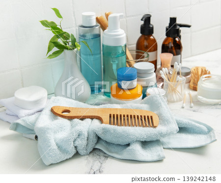Wellness and hygiene products for daily body care Wellness and hygiene products for daily body care 139242148
