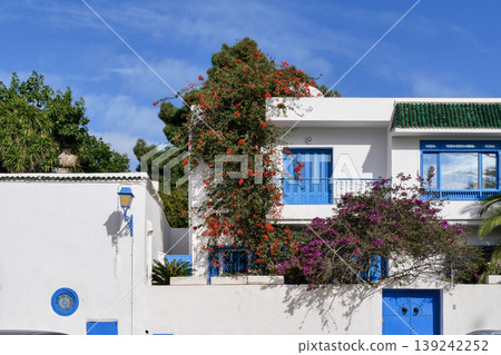 Landscape of Sidi Bou Said, Tunis, Tunisia Landscape of Sidi Bou Said, Tunis, Tunisia 139242252
