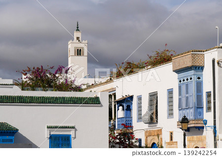 Landscape of Sidi Bou Said, Tunis, Tunisia Landscape of Sidi Bou Said, Tunis, Tunisia 139242254