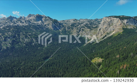 Aerial view on mountains in park Durmitor Aerial view on mountains in park Durmitor 139242930