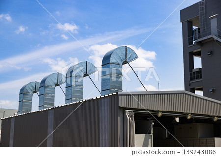 factory exhaust duct factory exhaust duct 139243086