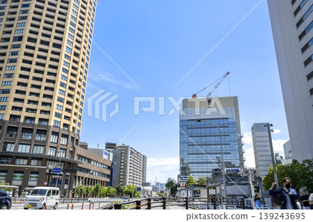 東京目黑區的城市景觀:中目黑站附近的山手大道 東京目黑區的城市景觀:中目黑站附近的山手大道 139243695