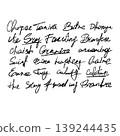 Handwriting script set, black ink signature scribble collection, hand drawn abstract cursive text. Personal autograph sign kit, messy brush stroke handwriting graphic. Handwriting script. 139244435