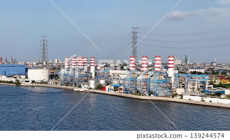 gas power plant station 139244574