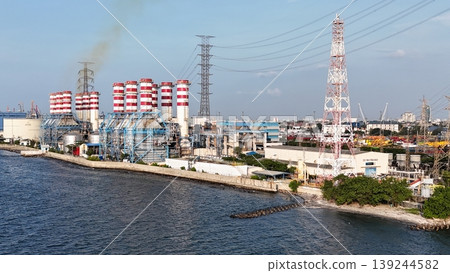 gas power plant station gas power plant station 139244582