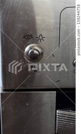 Close-Up of Modern Kitchen Appliance Control Panel 139244758