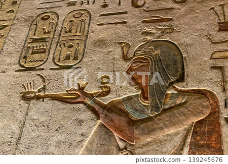 Tomb KV11 in the Egyptian Valley of the Kings, in the Theban necropolis, Egypt, Luxor Tomb KV11 in the Egyptian Valley of the Kings, in the Theban necropolis, Egypt, Luxor 139245676