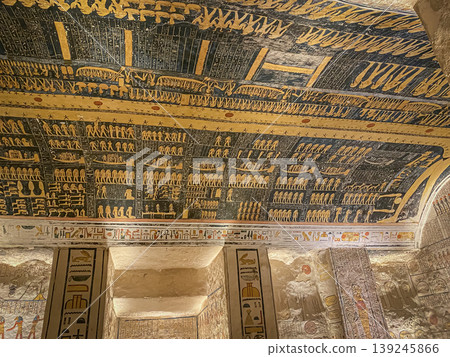 Tomb of Memnon KV9 in the Egyptian Valley of the Kings, in the Theban necropolis, Egypt, Luxor 139245866