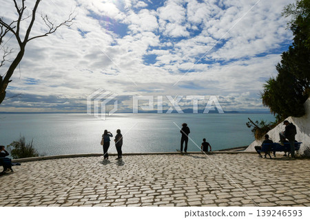 View of the Gulf of Tunis from Sidi Bou Said in Tunis, Tunisia. View of the Gulf of Tunis from Sidi Bou Said in Tunis, Tunisia. 139246593