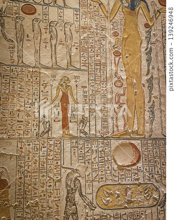Tomb of Memnon KV9 in the Egyptian Valley of the Kings, in the Theban necropolis, Egypt, Luxor Tomb of Memnon KV9 in the Egyptian Valley of the Kings, in the Theban necropolis, Egypt, Luxor 139246948