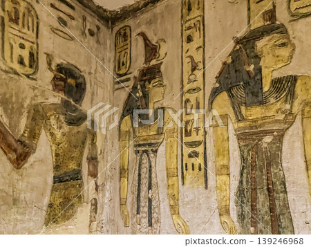 Tomb KV11 in the Egyptian Valley of the Kings, in the Theban necropolis, Egypt, Luxor Tomb KV11 in the Egyptian Valley of the Kings, in the Theban necropolis, Egypt, Luxor 139246968