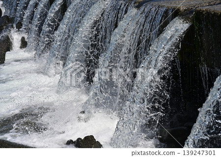 River flooding, rising water levels, overflowing, river overflows River flooding, rising water levels, overflowing, river overflows 139247301