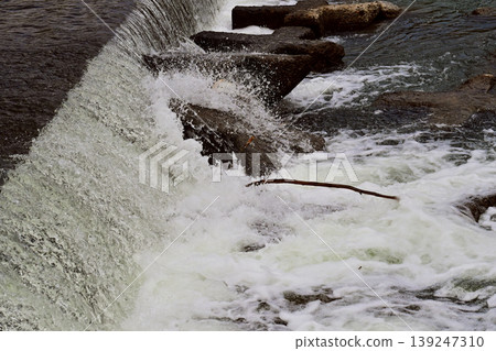 River flooding, rising water levels, overflowing, river overflows 139247310