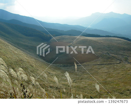 The pampas grass fields and natural scenery of Soni Plateau in autumn. The pampas grass fields and natural scenery of Soni Plateau in autumn. 139247673
