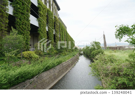 Toyonaka City, Itami City, Greenland and river scenery Toyonaka City, Itami City, Greenland and river scenery 139248041